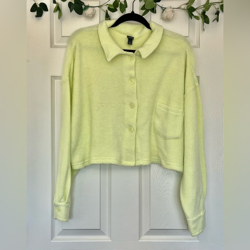 WILD FABLE- Drop Shoulder Crop Sweater- Size S
